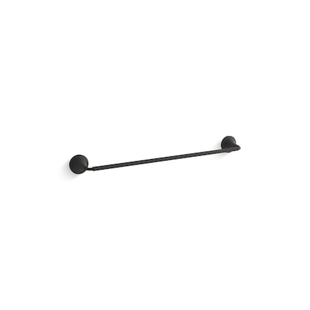 Kohler Tone 24 Towel Bar Matte Black K-27426-BL